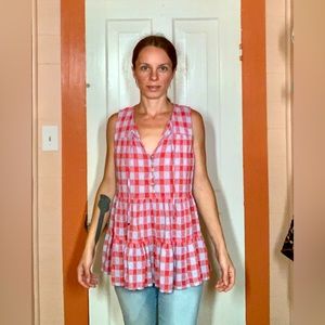 Anthropologie Pilcro Seersucker Top